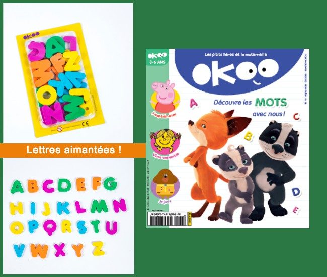 couverture et cadeau du magazine OKOO rentree 2020